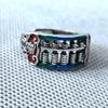 Retro Ethnic Style Abacus Ring for Men and Women, Simple Safety Lock Opening, Adjustable Hand Jewelry