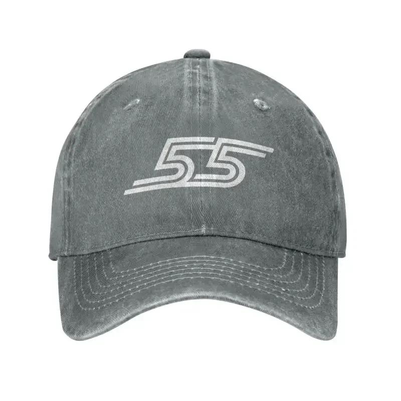 Custom Cotton Carlos Sainz 55 Formula Racing Driver Baseball Cap Women Men Breathable Dad Hat Streetwear