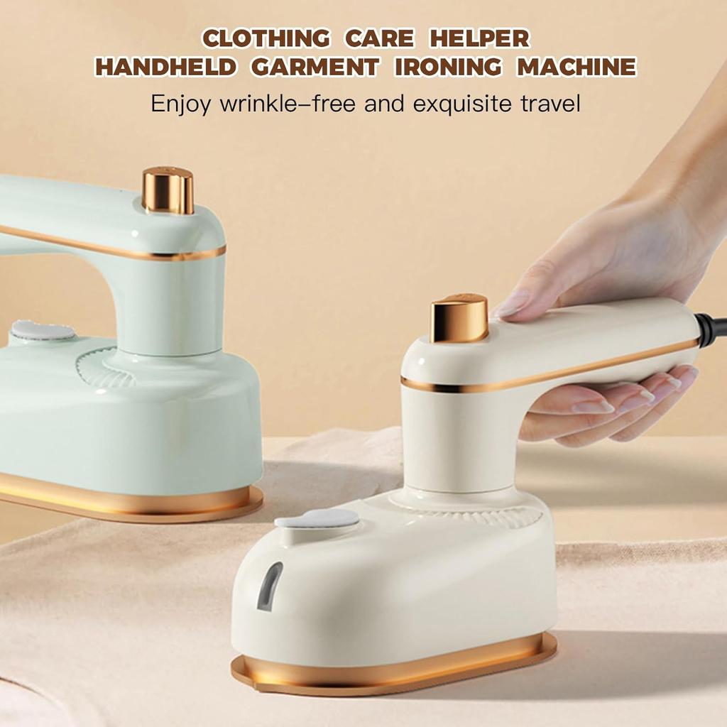 Handheld Garment Steamer,Portable Travel Clothes Steamer with Anti-Scald Base,Fast Heat-Up,Compact Folding Design for Home,Dorm & Travel