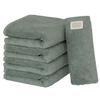 Conjunto de 5 Toalhas de Laboratório Volume Rico #003 Verde Musgo para Rosto Especificação de Hotel Pelúcia Grossa Absorção Rápida Durabilidade 100% Algodão 480GSM Japão