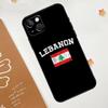 Lebanese Lebanon Flag Case For Apple iPhone 16 15 14 13 11 12 Pro Max Mini XR 15 16 Plus 16e Protective Cover