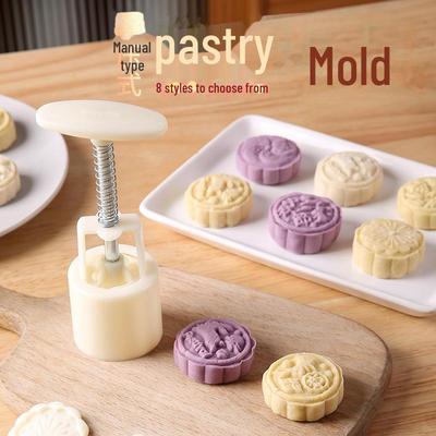 Kreative 3D Mungobohnenkuchenform für DIY Mondkuchen zum Mittherbstfest