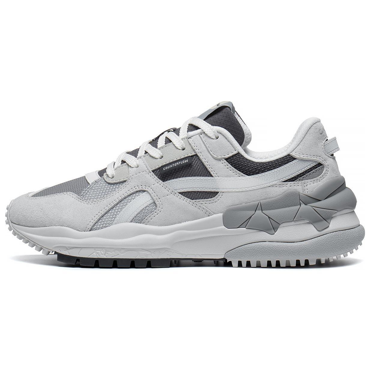 (WMNS) Li-Ning ChengFeng Sport Sneakers Grey Black Women s AGCT172-3 EU 39