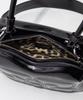 Ganni Butterfly Top Handle with Strap Patent Shoulder A6288 Black Women's Bag, 099,