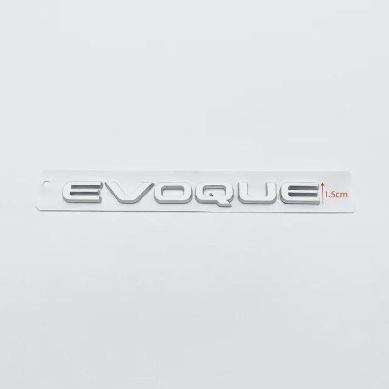 

3D ABS буквы EVOQUE наклейка на автомобиль задний багажник наклейка эмблема сзади автомобиля наклейка для R-ANGE RO-VER P250 P300 аксессуары для стайлинга Matte Silver матовый черный