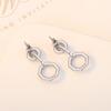 Lindon Women's Zircon Copper Alloy Earrings - Wedding Party Gift Pendant Earrings