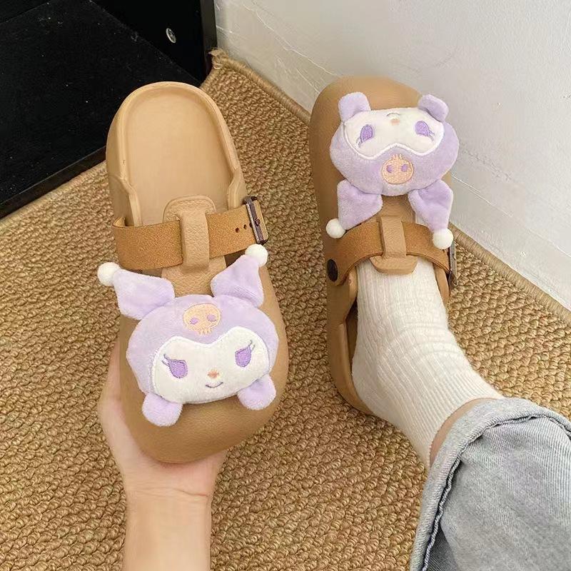 Yugui Dog Wears Bag Head Slippers In Early Autumn, Versatile, Soft, Trimmed Hook, Comfortable, Flat Bottom and Half Drag