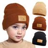 Kids Baby Winter Knit Beanie Warm Soft Wool Hat for Children Cold Weather Protection Autumn Season Comfortable Wear Fashion Cap
