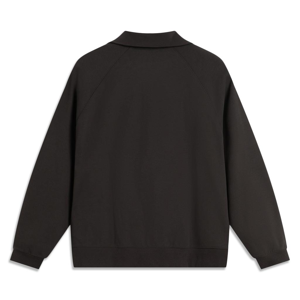 Li Ning Schlichter Vielseitiger Bequemer Rollkragenpullover Lässiges Lockeres Sweatshirt Damen Sweatshirt AWDVC18-7