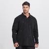 Men's Plus Size Casual Long Sleeve Polo Shirt