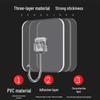Miaomei No-Punch Super Strong Adhesive Hooks (10-Pack)