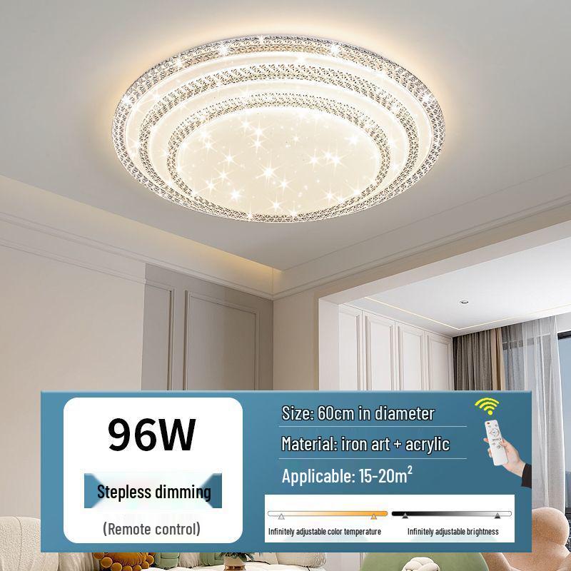 Ultra-bright Modern LED Crystal Ceiling Light for Bedroom and Living Room