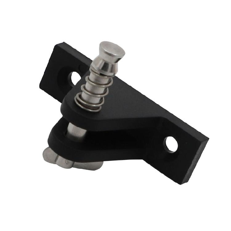 Quick Release Bimini Top Deck Hinge Black Nylon Mounting Base with Screws for Boat Awning and Shade Top Service Work