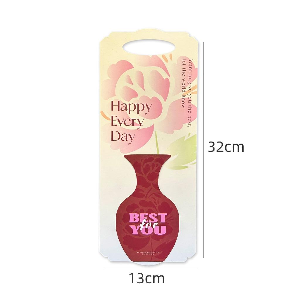 

5pcs DIY Mother s Day Bouquet Bag Romantic Bouquet Tote Bag Flower Wrapping Paper Literary Flower Arrangement Box Gift Packaging 32-13cm
