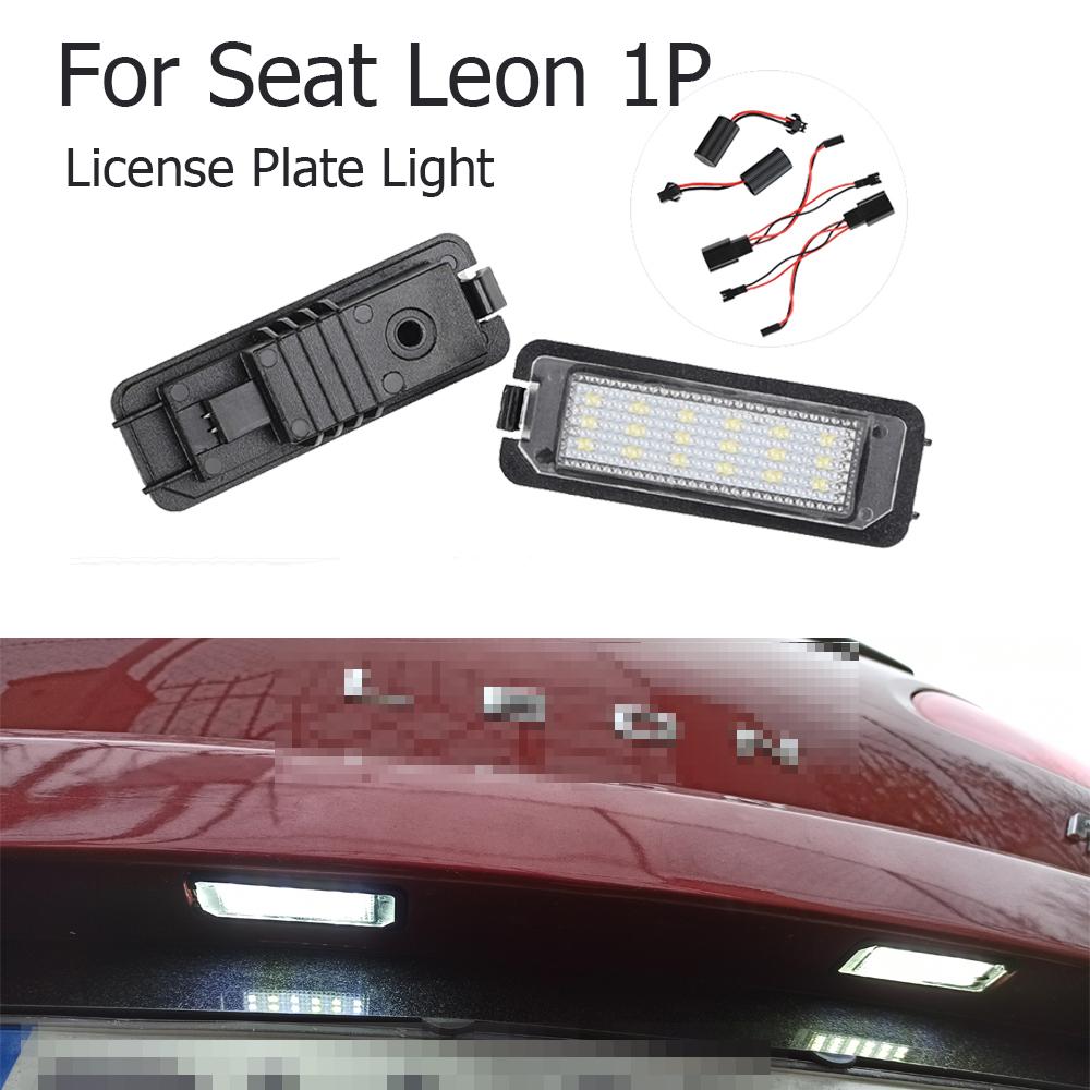 2x Car Rear LED SMD License Number Plate Light For VW GTi Golf 4 5 6 7 MK4 MK5 MK6 MK7 Passat B7 CC EOS Scirocco Beetle