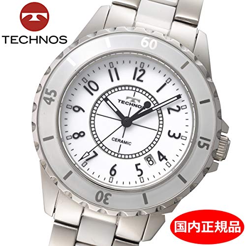 TECHNOS Watch Stainless Steel x Ceramic Strap TSM917TW [] [TECHNOS] Men's