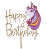 Topper Akrylowy Happy Birthday Jednorożec Unicorn Wz2
