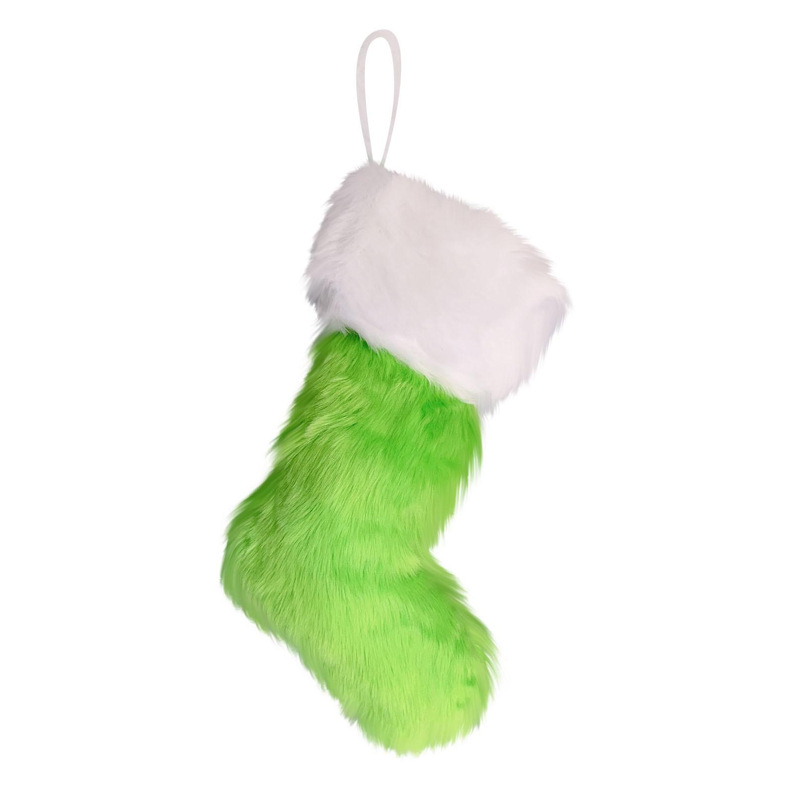 

Рождественские чулки Праздничные конфеты Рождественская елка Подвеска Подарочный пакет Зеленые рождественские чулки One Size зелёный