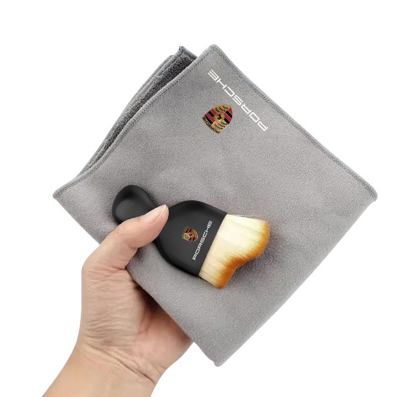 Speciální čisticí utěrky na auto Čisticí měkký kartáč Nástroje na auto Pro Porsche Boxster Cayenne Panamera Macan Cayman 911 918 996 917 991