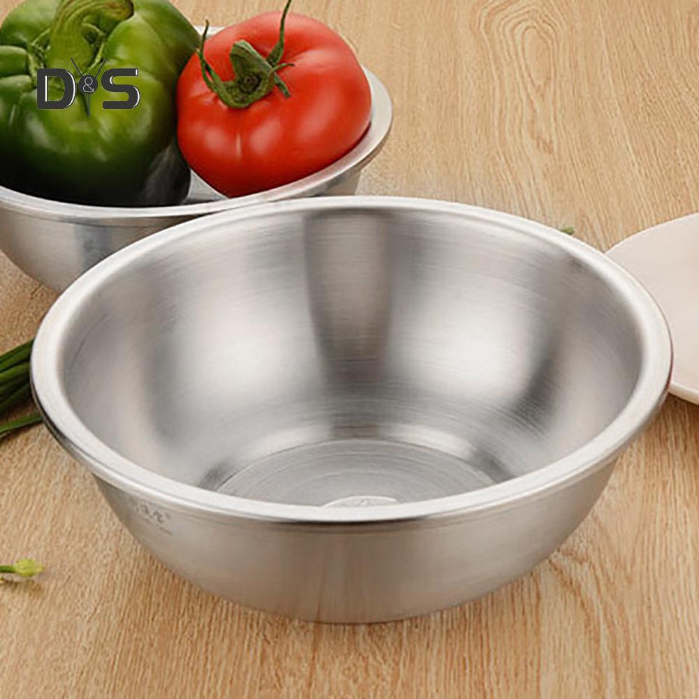 Round Thicken Salad Baking Egg Mixing Bowl Home Utensil