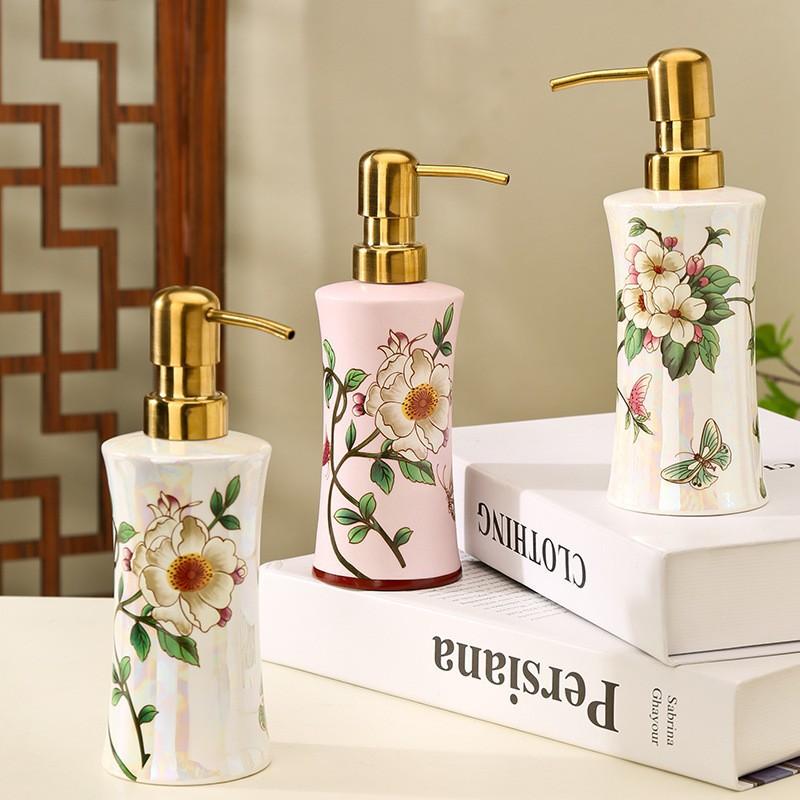 250ml soap dispenser ceramic press bottle shampoo and shower gel dispensing bottle bathroom accessories bathroom accessories