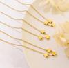 Simple Ladies Fashion Handmade Chain Jewelry, Alloy Star Pentagram Short Necklace Collarbone Chain