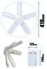 SK11 LED Leaf Light 2, Indoor, 60W, 7200lm, Daylight, SLL-60W-CAN