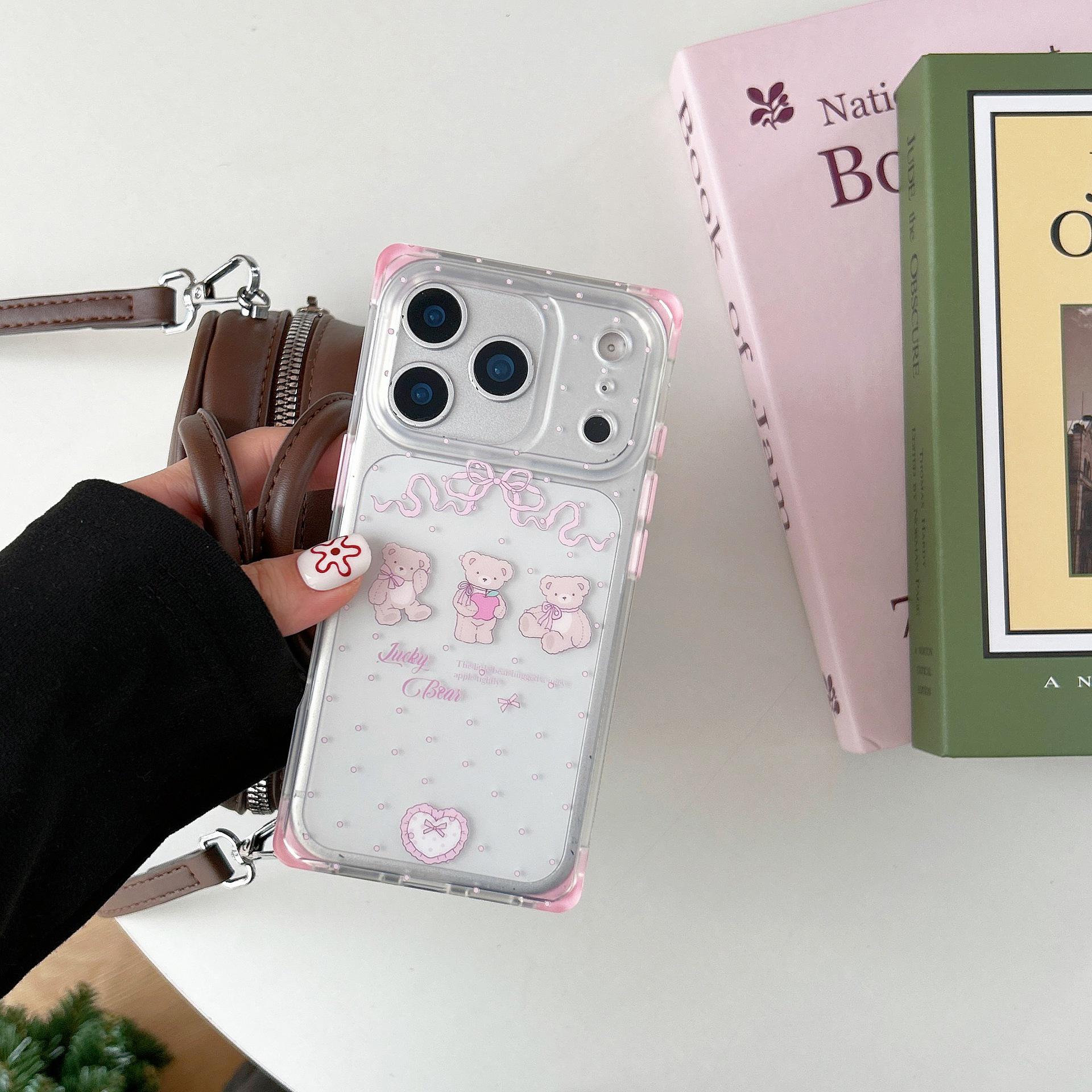 

Colorful Heart & Cartoon Horse iPhone 14 Pro Max Case - Best Friend Style 17 Pro Max