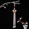 Butterfly Long Tassel Women Hanfu Ornament Fashion Jewelry Cheongsam Accessory Chinese Style Brooch