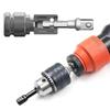 Adapte Natural Hexagonal Handle Extension Rod for 1/2 Screwdriver 3/8 Square Head 1/4 Socket Power Tool Accessories