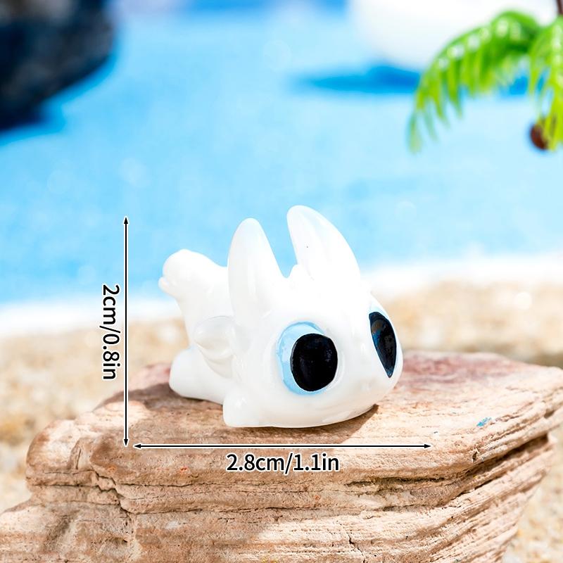 

Mini Dragon Statues Toys Mini Desk Accessories Cartoon Car Interior Decorations Funny Anime Figure Accessories Office Decor