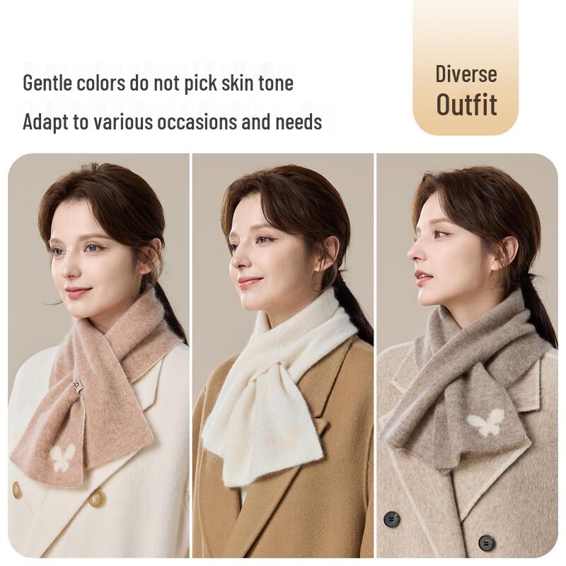 JIUMU Women's 100% Cashmere Scarf