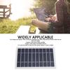 5W Solar Panel  Lightweight Female Head USB Solar Panel Monocrystalline Silicon Professional for Mobile Phone for Radio