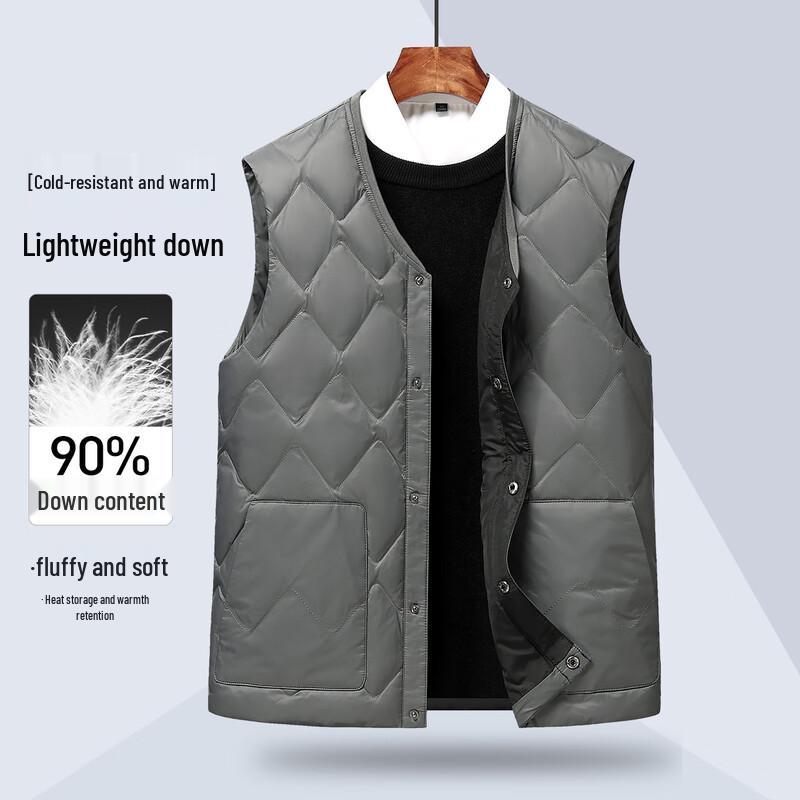 Snow Flying Men's Mid-Aged Winter Duck Down Vest
