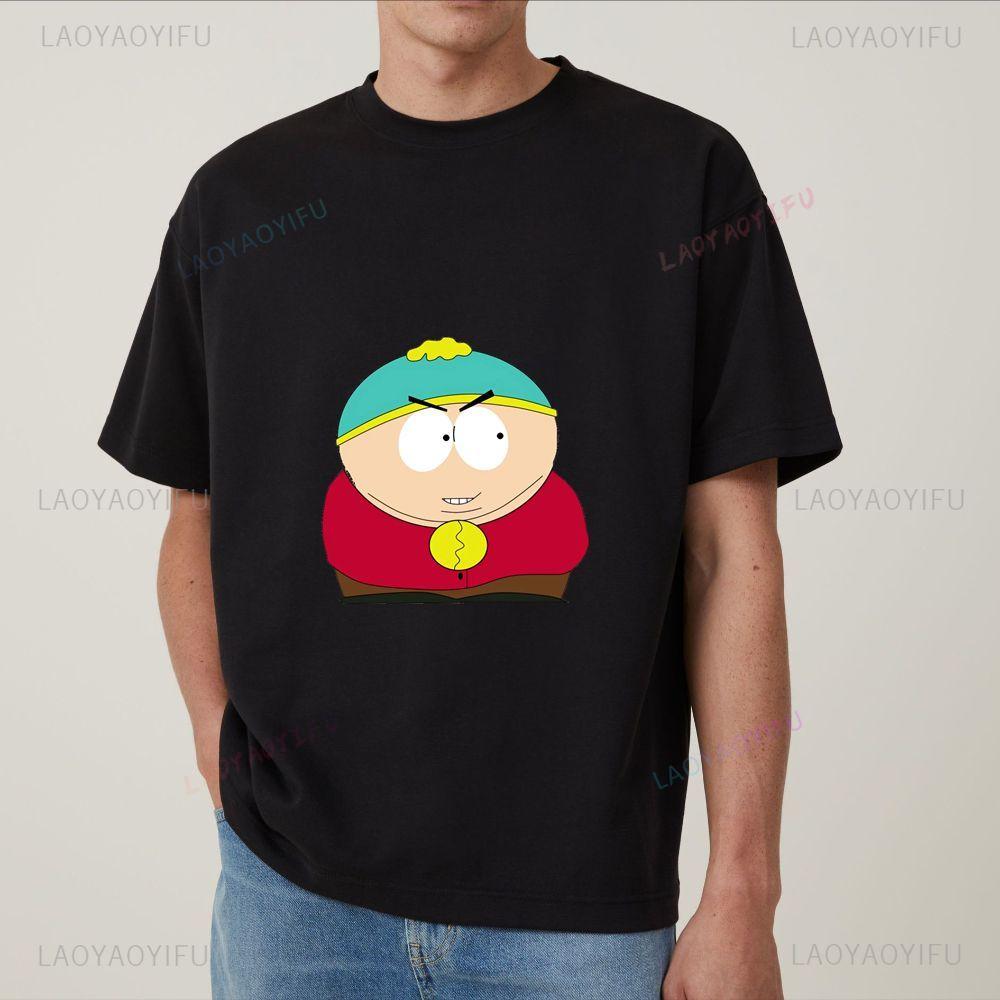 Fashionable Retro South Park TV Series Summer Trend Short-sleeved Men's and Women's Universal S