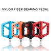 Sealed Bearing Bicycles Pedals Platform, 9/16Inch Flat Pedals Antislip Bike Footrest Dustproof Mountain Bicycles Pedals