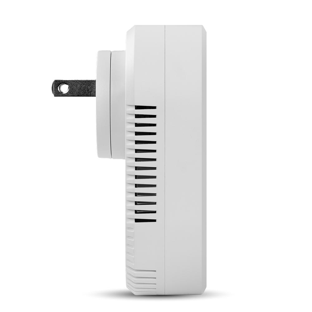 Yieryi 4-In-1 Gas CO Alarm Detector With Temperature Humidity LCD Display For Home RV Apartment Villa Smart Sensor EU/US Plug