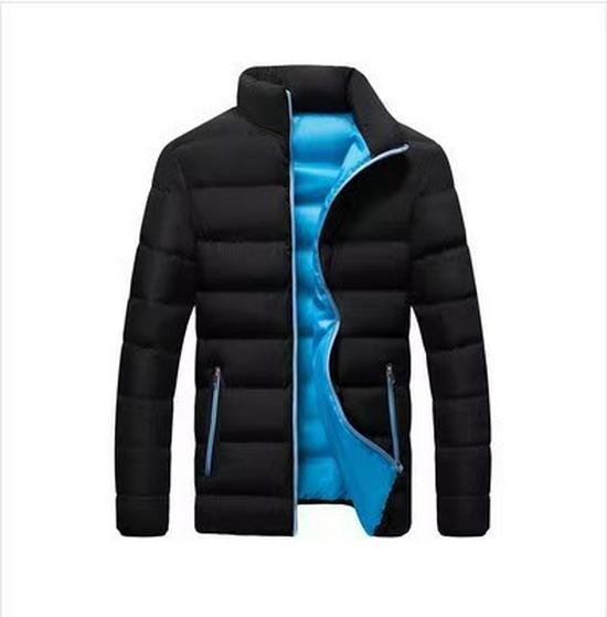 Men's Autumn/Winter Cotton Stand-up Collar Sports Jacket - Warm, Outdoor, Casual Coat