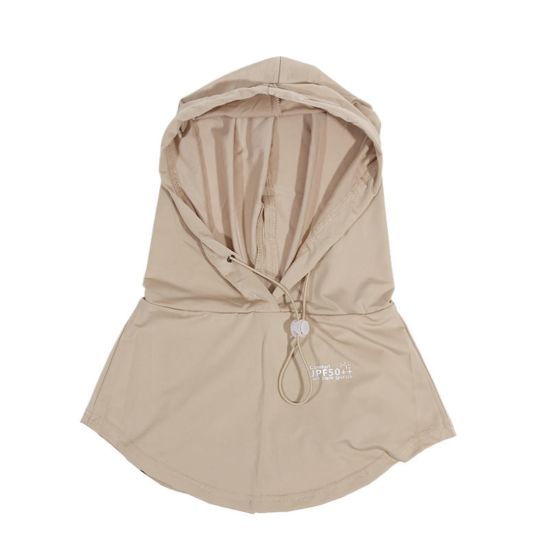 Summer Anti-UV Sunscreen Hat With Mask Shawl Breathable Ice Silk Pullover Cap Head Wrap Unisex Beach Cap For Outdoor Sports