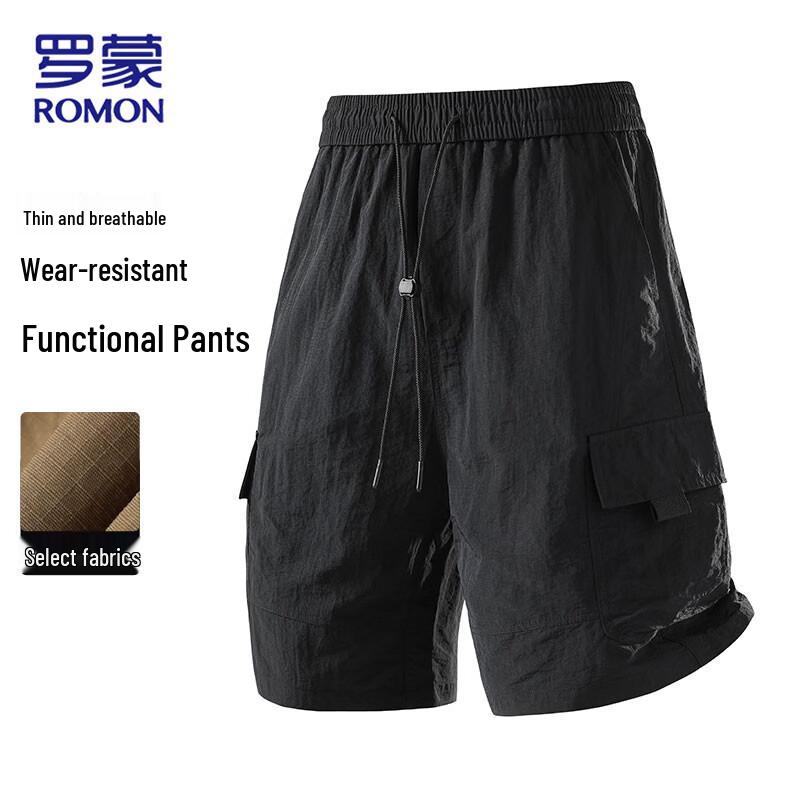 ROMON Men s Functional Quick-Dry Ice Silk Shorts L
