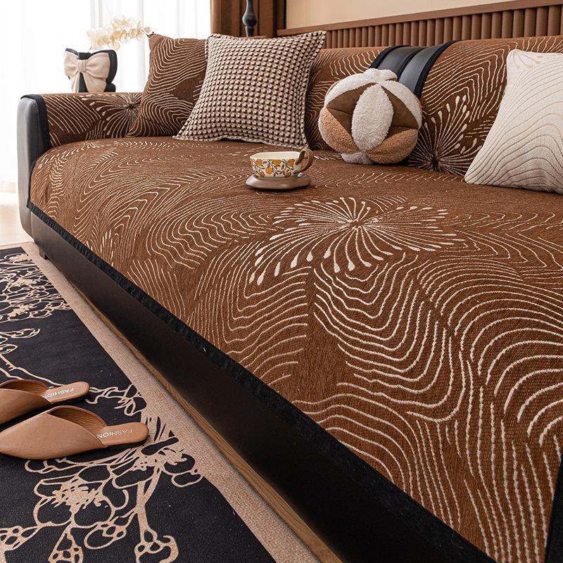 New Sofa Cushion, Universal Sofa Towel For All Seasons, Light Luxury And High-End One-Piece Combination Sofa Cover Cushion