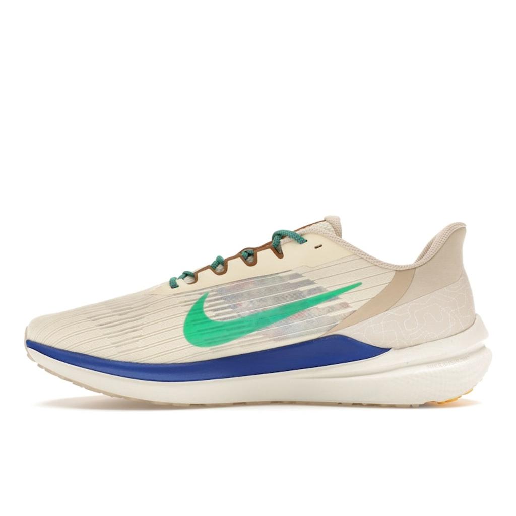 Nike Air Winflo 9 Premium Coconut Milk Stadium Green Men Sneakers Cream Sanddrift Racer-Blue DV8997-100