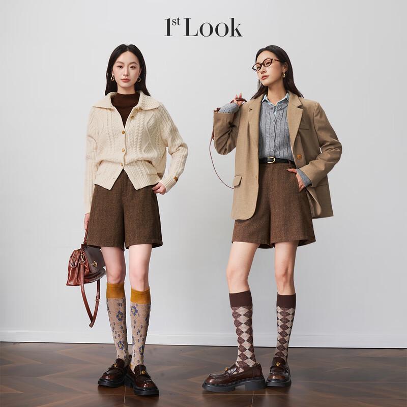 Olrain Dámské Petite Šortky s vysokým pasem A-střihu se širokými nohavicemi