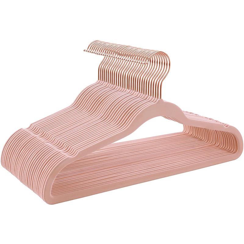 10Pcs /Lot 30 Cm 35cm Custom Wholesale Children's Baby Velvet Clothes Hanger Store Wardrobe Home Clothing Store Organization