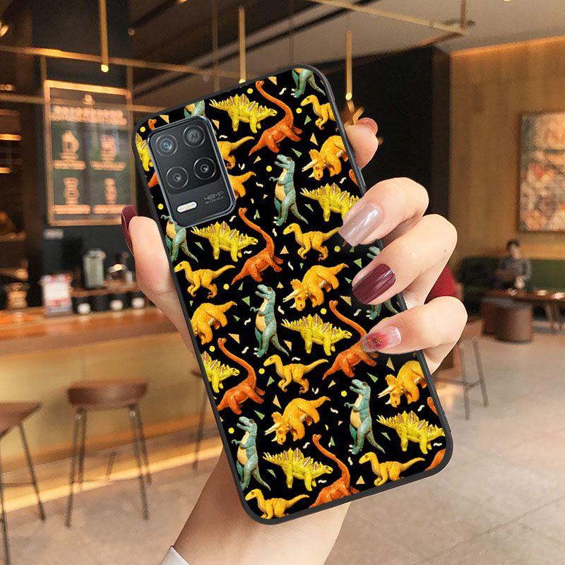 Cover Cartoon Dinosauri guscio Copertura per telefono Per oppo Realme 8Pro 6PRO 6i 7pro 9i 9pro C11 C21Y C21 C25Y C25S C3 Q3S XT Custodie coque
