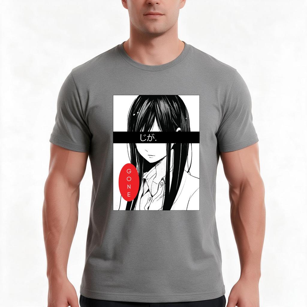 Gone Anime Aesthetic Ego Tshirt Summer Casual Cotton Tee Oversized Streetwear Tops Vintage Graphic Print Unisex Unisex Unisex