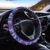 Bohemian Print Steering Wheel Cover Universal Fit for 36cm-39cm Diameter Car Steering Wheels Four Season Use