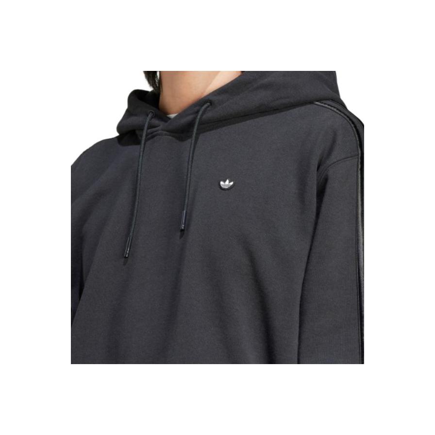 Adidas Originals X Mickey Mouse Appliqué Hoodie With Cartoon Print Back Men Hoodie Black IY2274