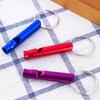Outdoor Metal Multifunction Whistle Pendant With Keychain Keyring For Outdoor Survival Emergency Mini Size Whistles Team Gifts