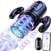 2026 High Speed Automatic Thrusting Rotating Piston Stroker Masturbator Telescopic Vagina Blowjob Masturbation Sex Toys for Men 18